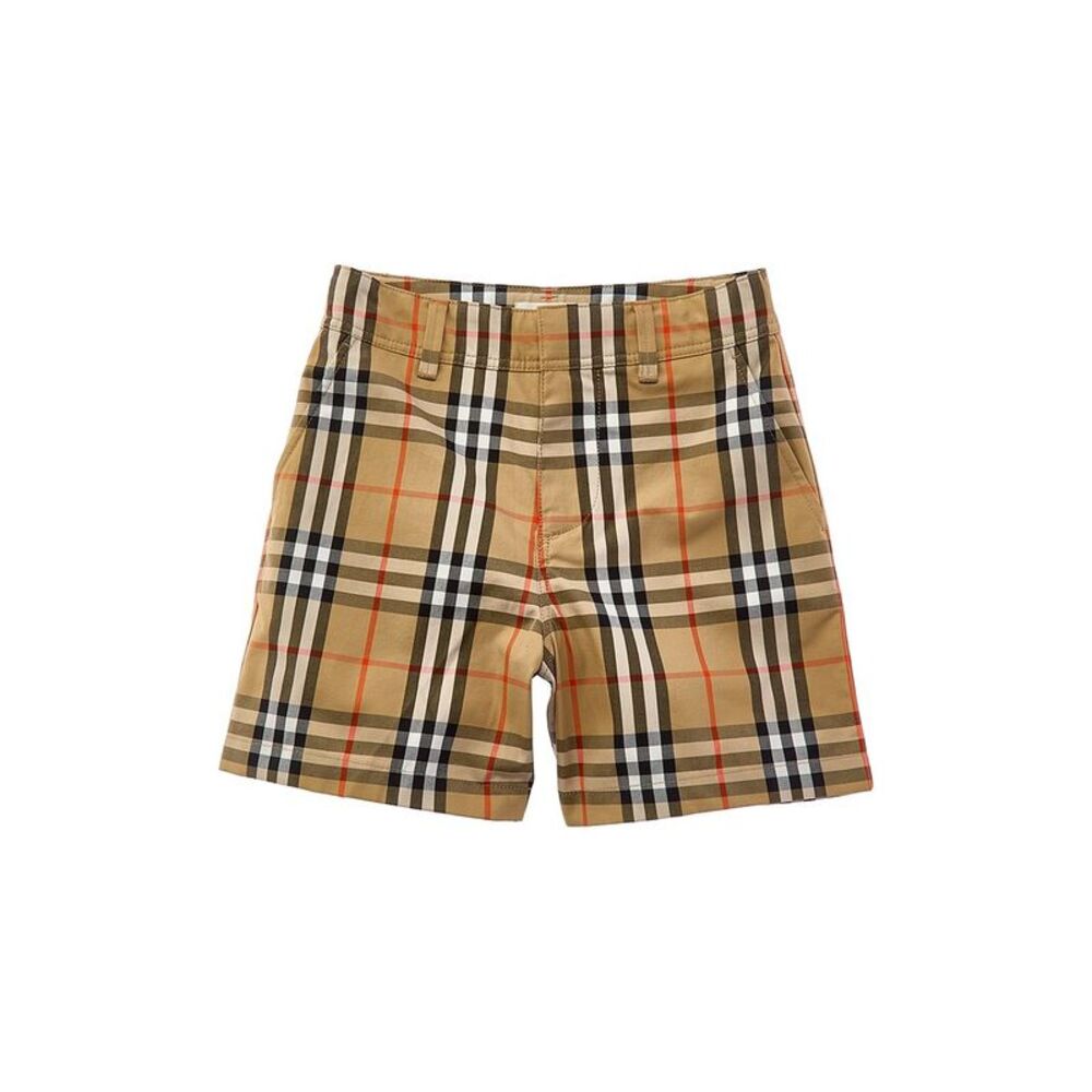 Burberry Girls Check Oxford Short, Brown